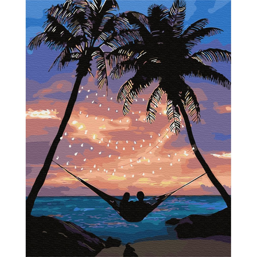 Картина по номерам Романтическое свидание на островах Brushme 40x50 см разноцветная 000276693 - фото 1