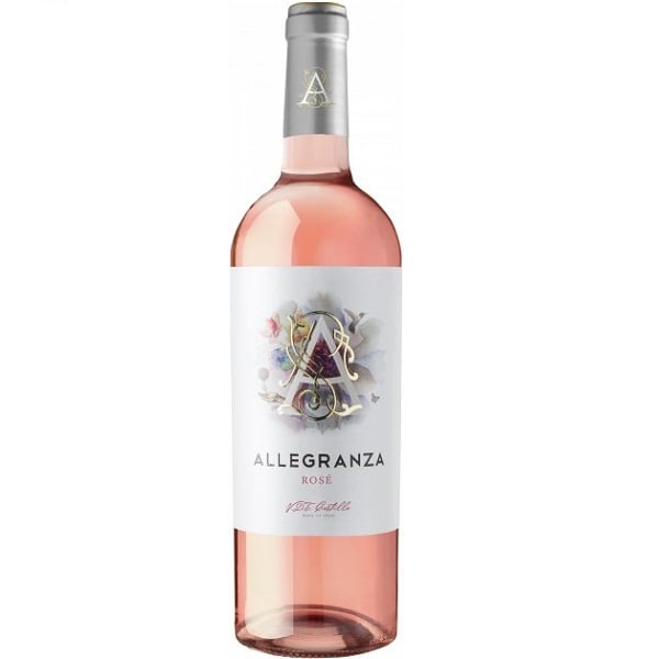 Вино Allegranza Rose, розовое, сухое, 12,5%, 0,75 л - фото 1