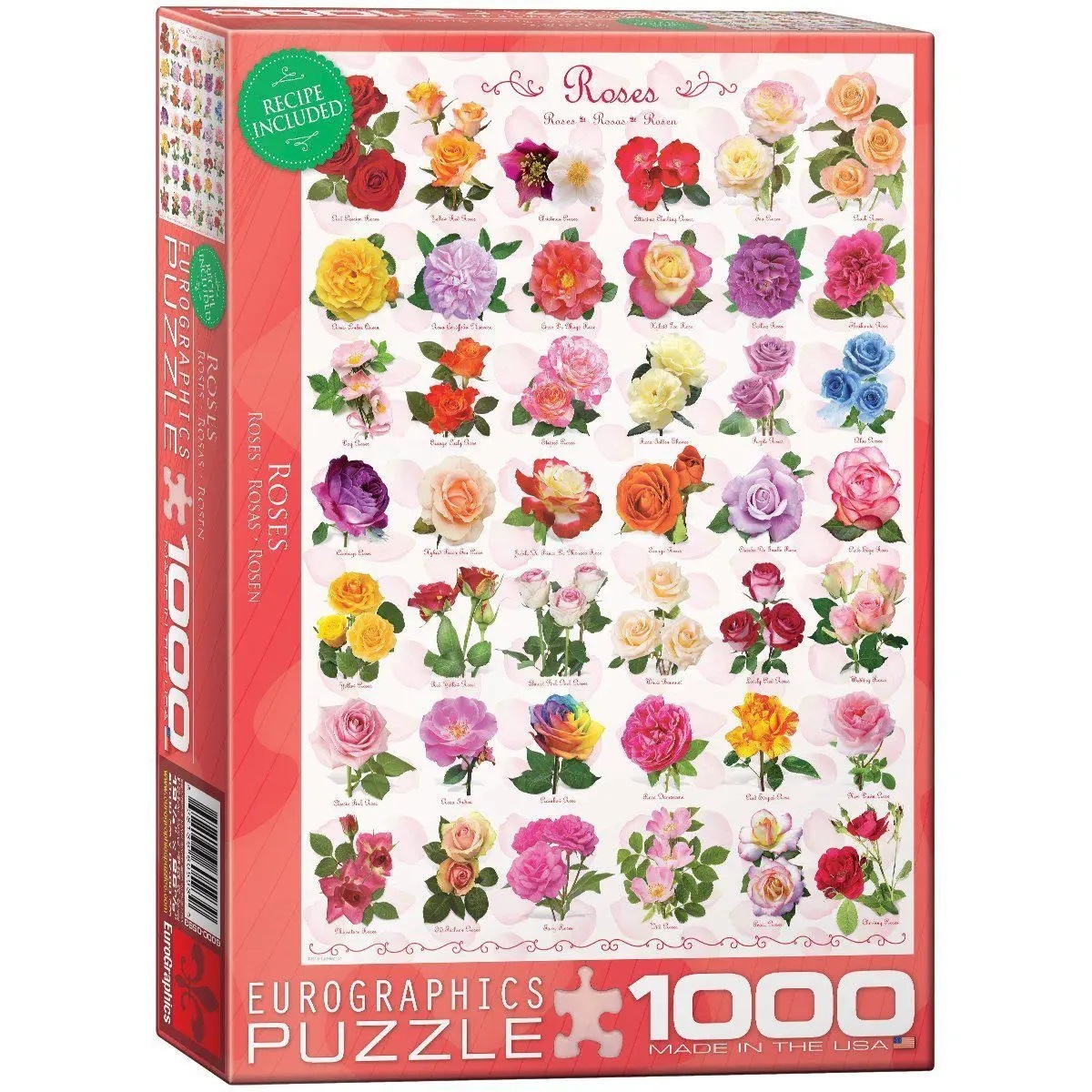 Пазл EuroGraphics Троянди, 1000 елементів (6000-0593) - фото 1