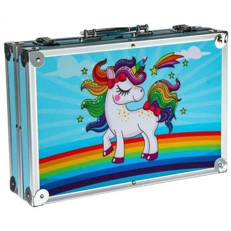 Набор для творчества и рисования Unicorn Нас5097 в чемодане 145 голубой предметов (1479478636.0) - фото 4