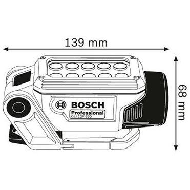 Фонарь Bosch GLI 12V-LI Solo (0.601.4A0.000) - фото 3