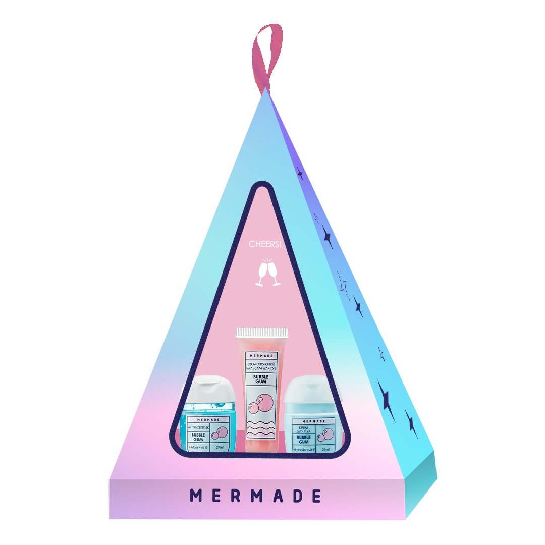 Подарочный набор-пирамида Mermade Bubble gum - фото 1