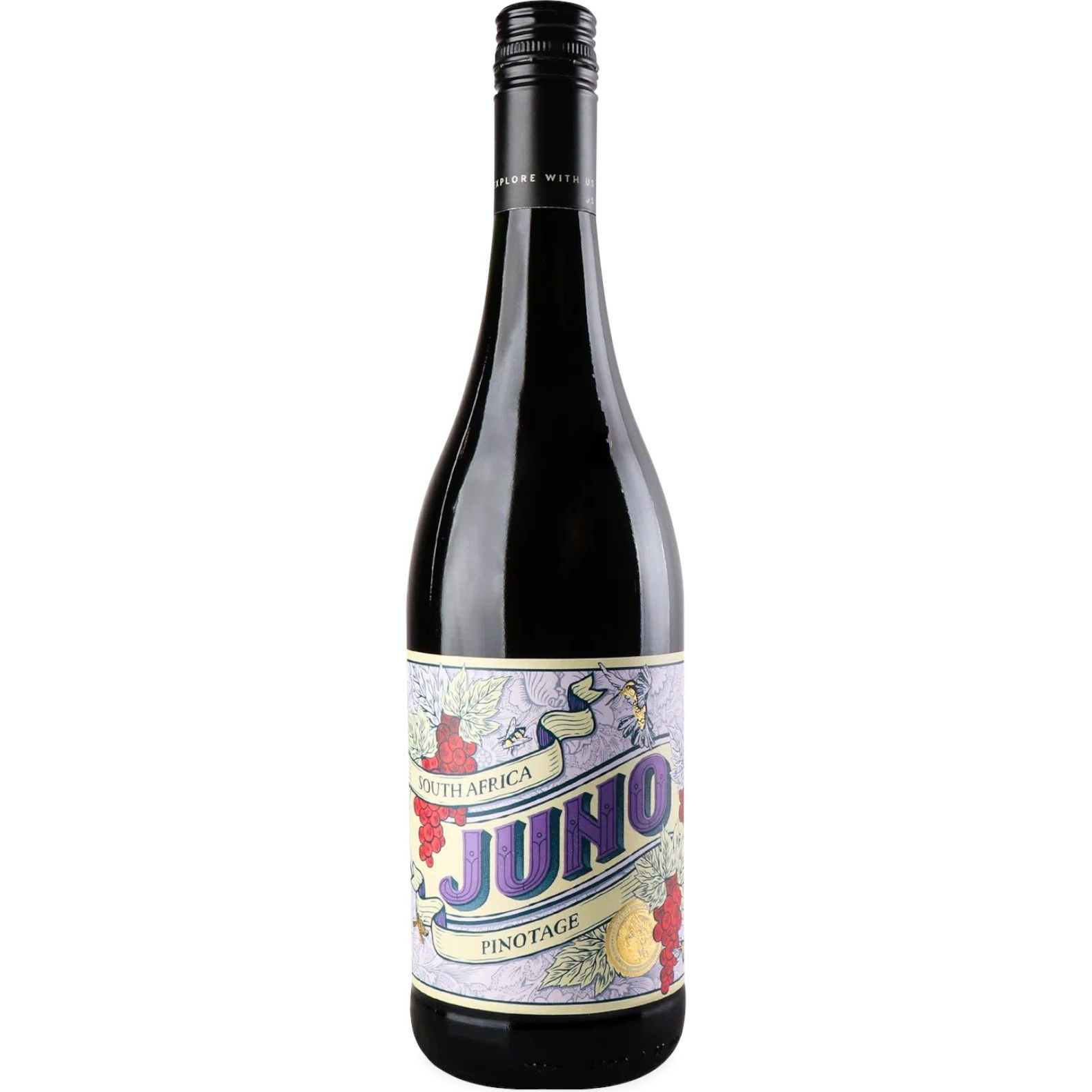 Вино Juno Pinotage сухое красное 0.75 л - фото 1