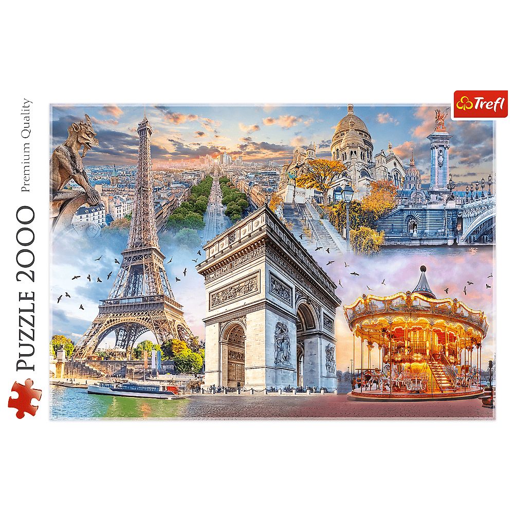 Пазли Trefl Вихідніу Парижі 2000 елементів - фото 3