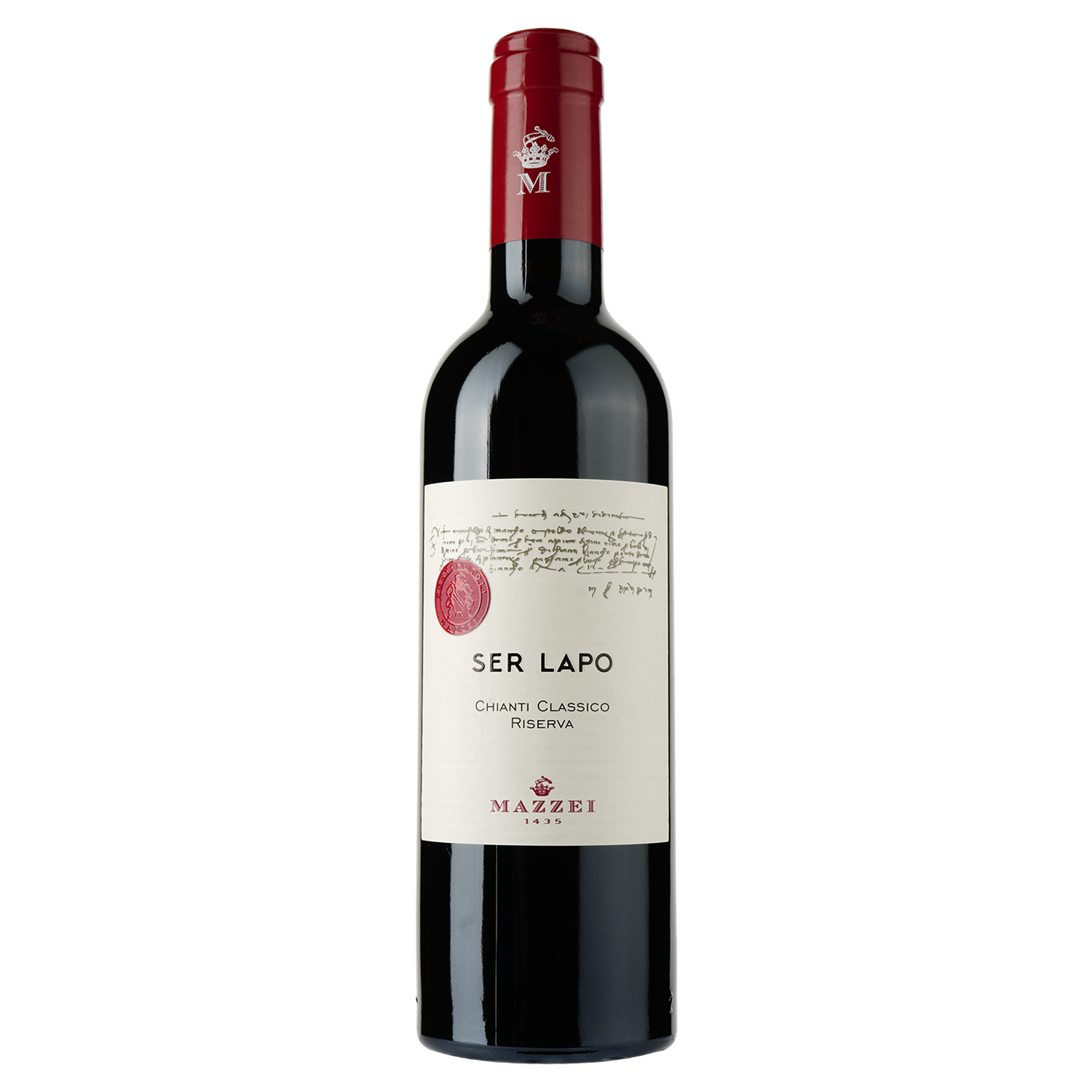 Вино Marchesi Mazzei Ser Lapo Chianti Classico Riserva DOCG, червоне, сухе, 0,375 л - фото 1