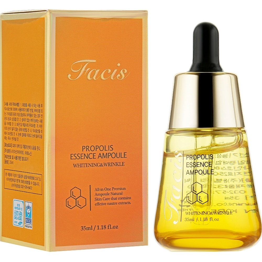 Сироватка для обличчя Jigott Facis Propolis Essence Ampoule 35 мл - фото 1