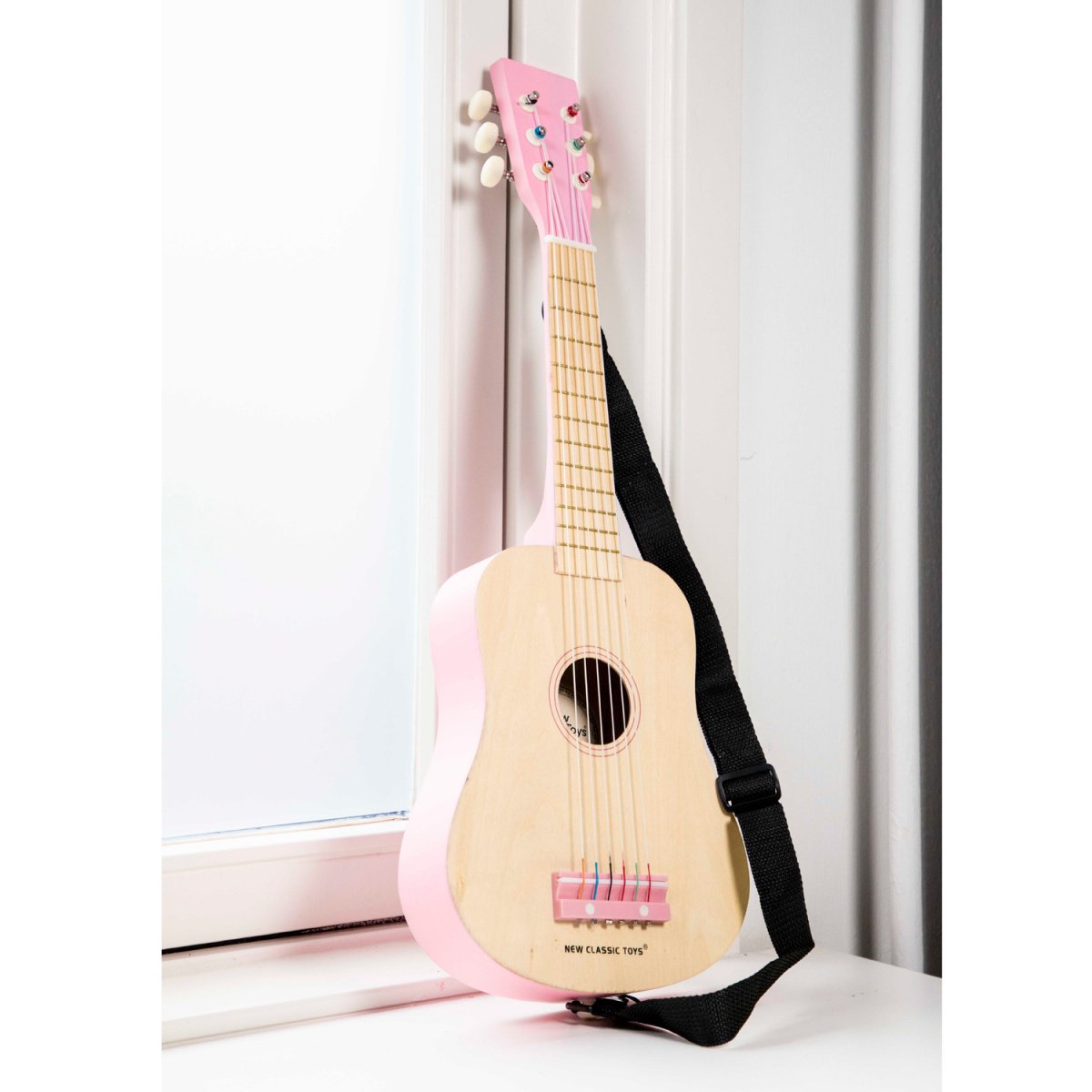 Дитяча гітара New Classic Toys рожева (10302) - фото 3