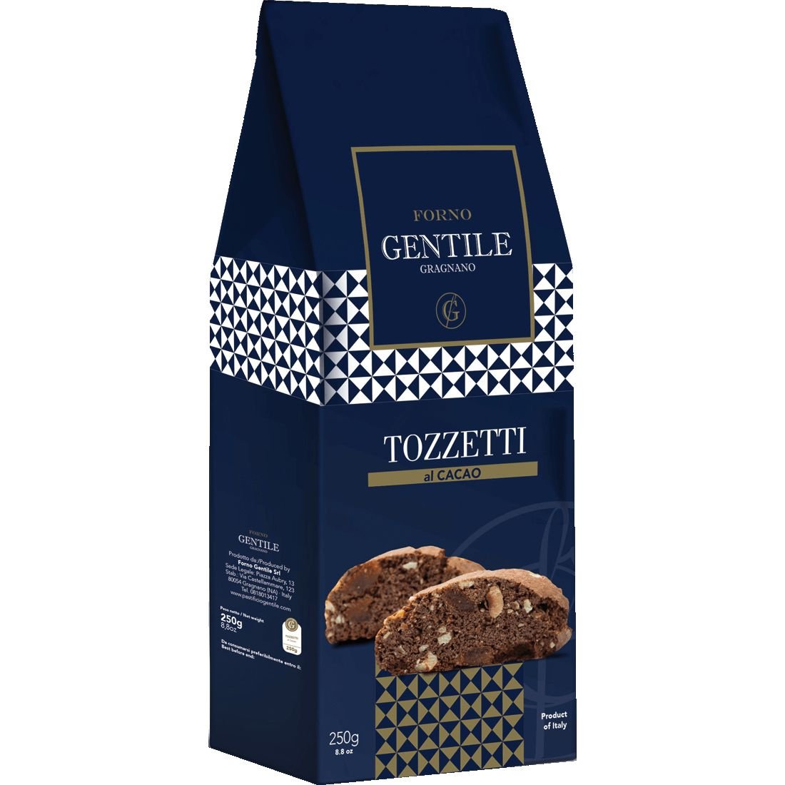 Печенье Gentile Тоццетти с какао 250 г - фото 1