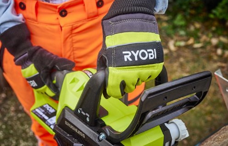 Рукавички для роботи з ланцюговою пилкою Ryobi RAC258L вологозахистні розмір L (5132005711) - фото 6