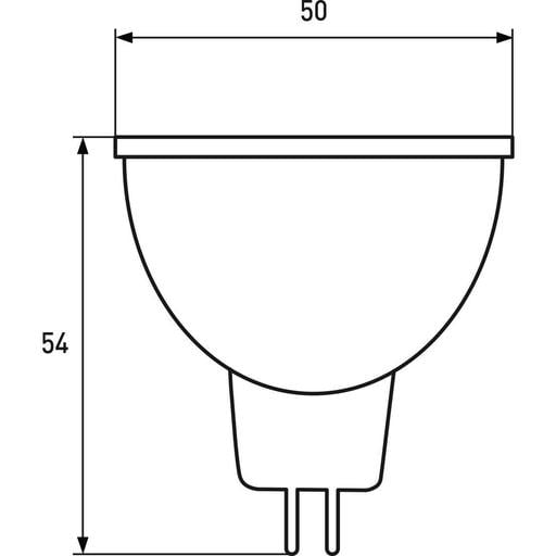 Світлодіодна лампа Eurolamp LED Ecological Series, MR16, 11W, GU10, 4000K (50) (LED-SMD-11104(P)) - фото 3