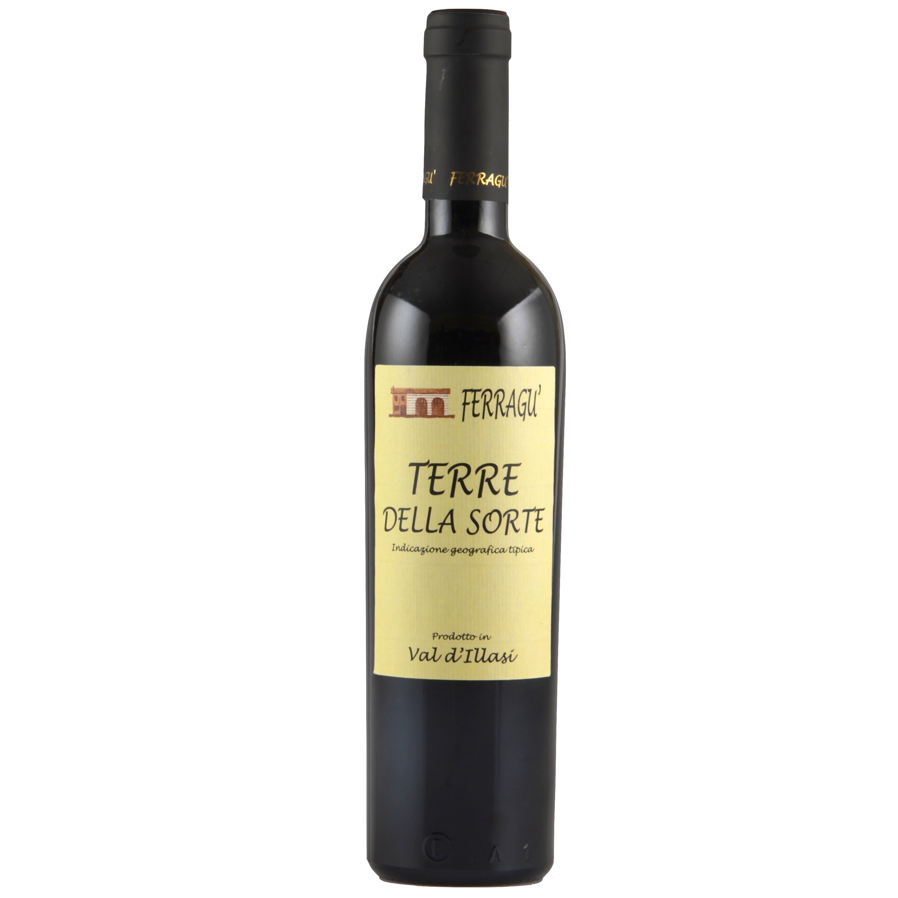 Вино Ferragu Passito Rosso Terre della Sorte, красное, сладкое, 0,75 л - фото 1