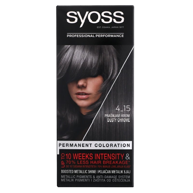 Краска для волос Syoss 4-15 Дымчатый хром, 115 мл - фото 1
