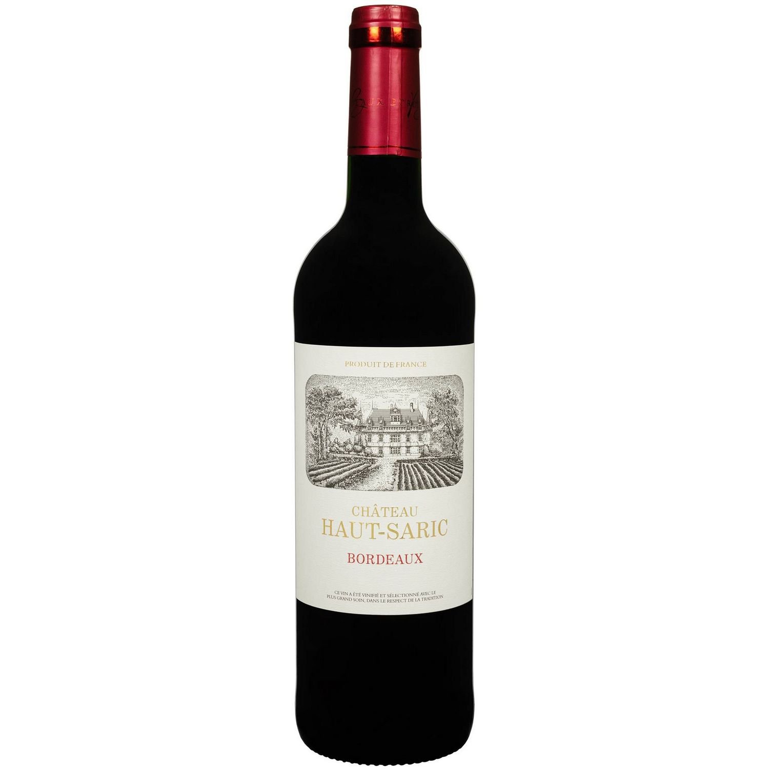 Вино Chateau Haut-Saric Bordeaux, червоне, сухе, 0,75 л - фото 1