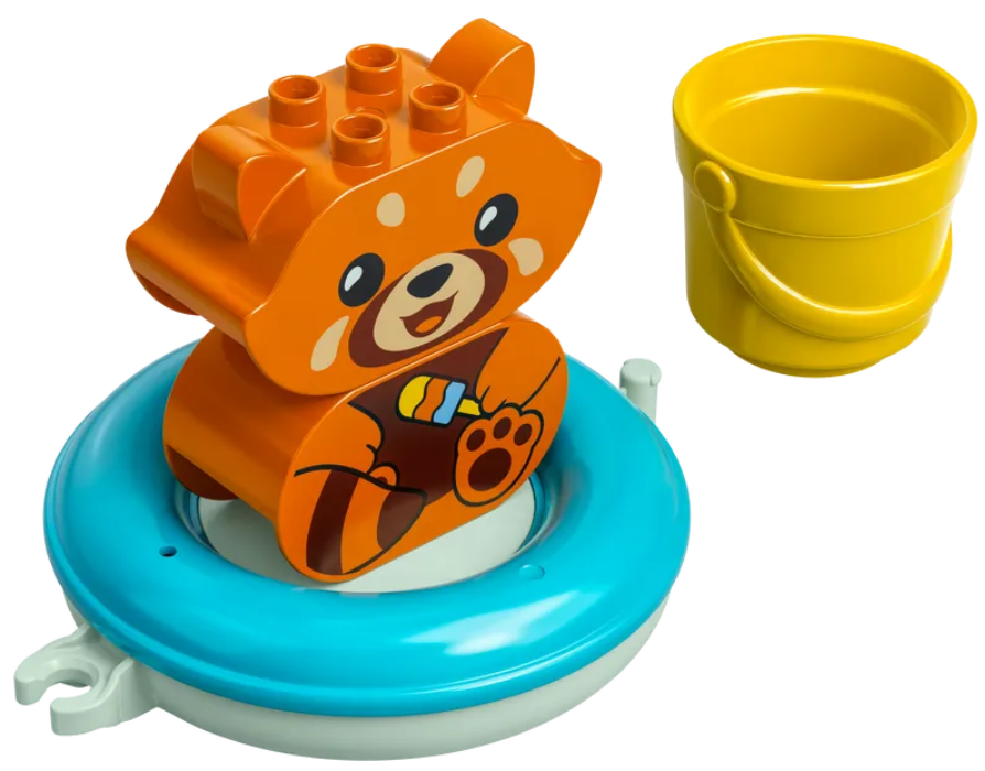 Конструктор LEGO DUPLO My First Приключения в ванной: Красная панда на плоту, 5 деталей (10964) - фото 4