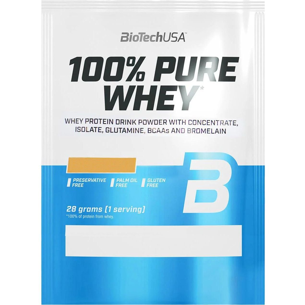 Протеин Biotech 100% Pure Whey Black biscuit 28 г - фото 1