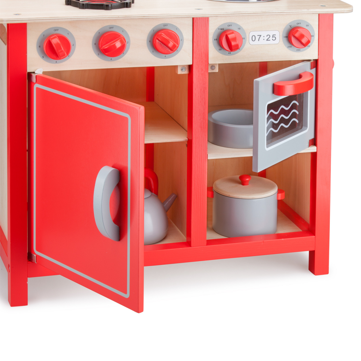 Ігровий набір New Classic Toys Кухня Bon Appetit DeLuxe, червоний (11060) - фото 3