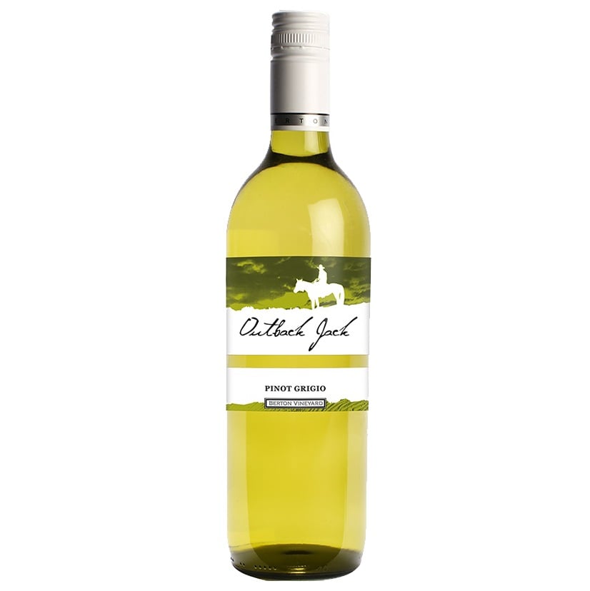 Вино Outback Jack Pinot Grigio, біле, сухе, 11,5%, 0,75 л - фото 1