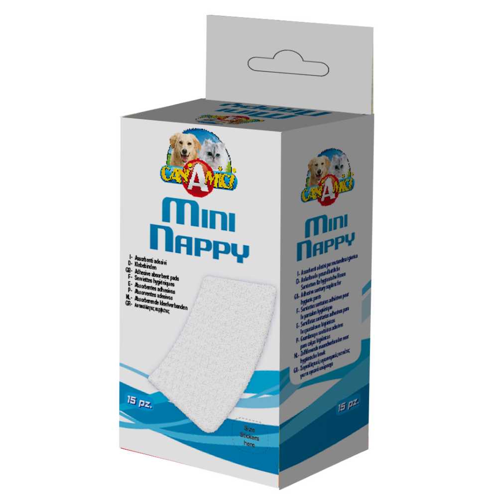 Прокладка для собачих трусів Croci Mini Nappy XXS 4-8 см 15 шт. - фото 3