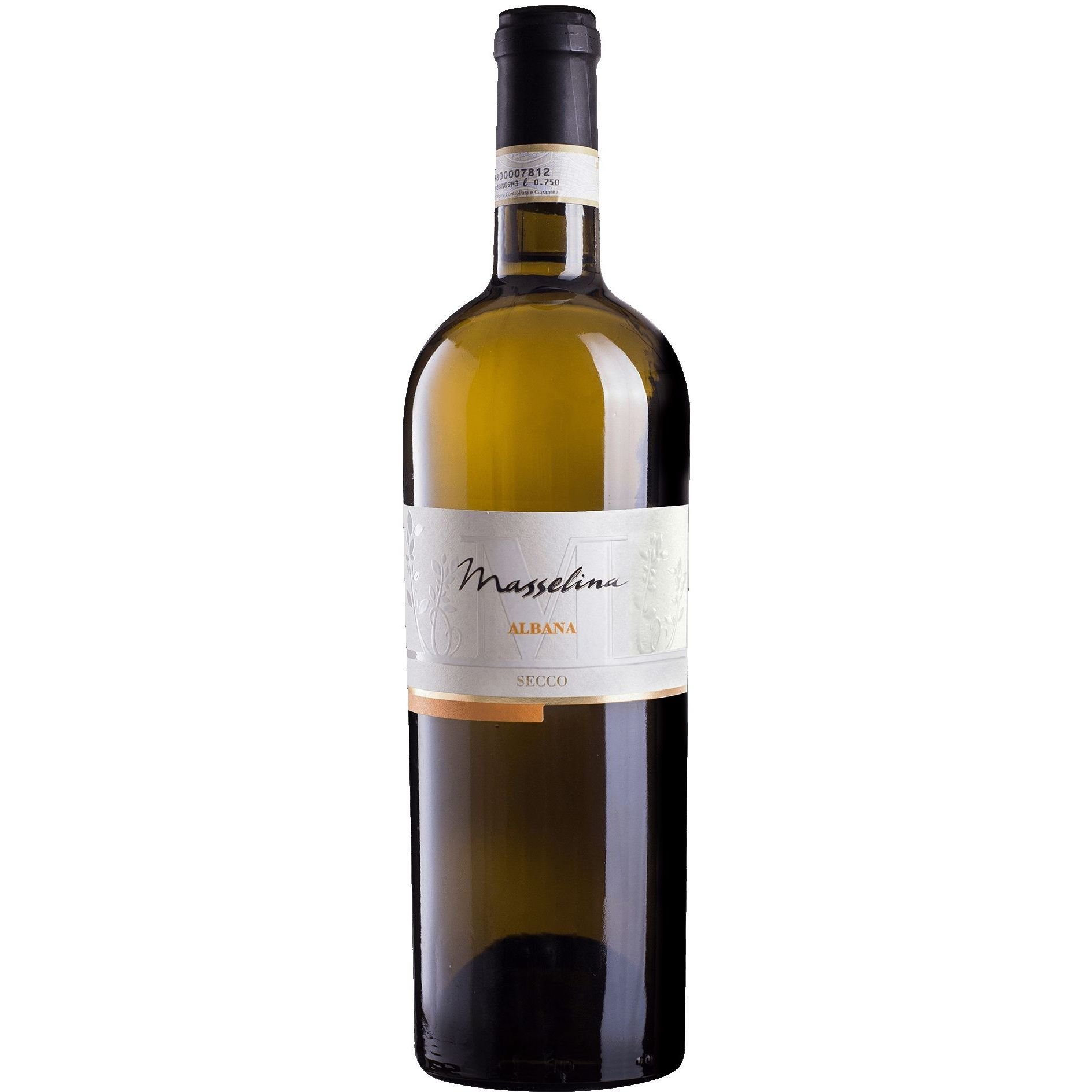Вино Masselina Albana di Romagna Секко DOCG, біле, сухе, 13%, 0,75 л - фото 1
