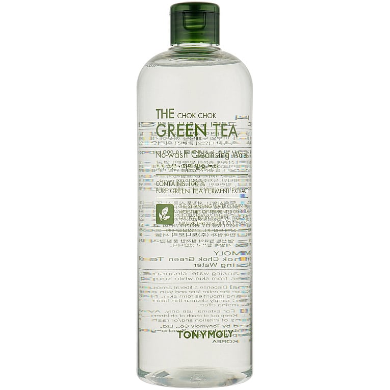 Очищающая вода для лица Tony Moly The Chok Chok Green Tea No-wash, 500 мл - фото 1