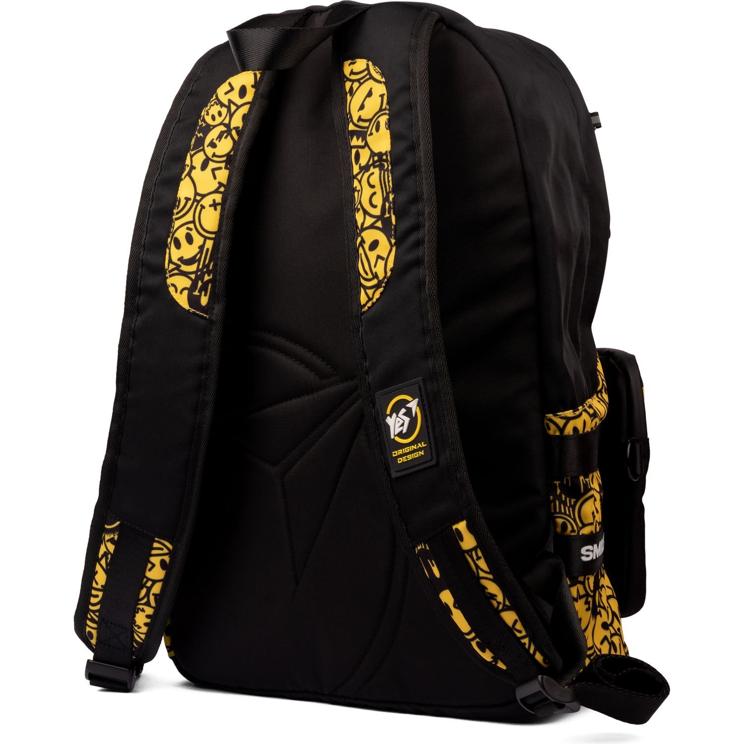 Рюкзак Yes T-137 Smiley World, черный с желтым (559483) - фото 3