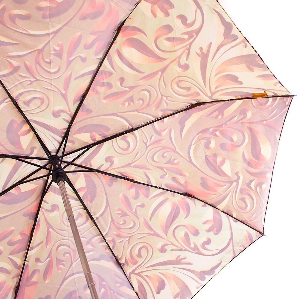 Женский складной зонтик полуавтомат Zest 104 см коричневый - фото 3