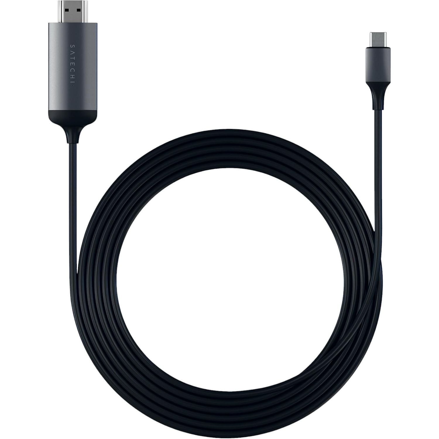 Кабель USB-C to 4K HDMI Satechi Cable Space Gray 1.8 м - фото 2