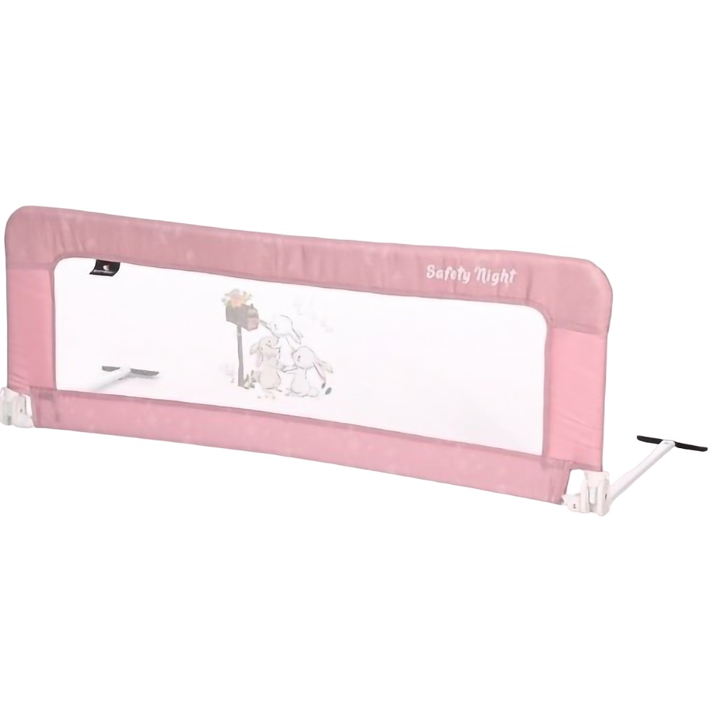 Барьерка на кроватку Lorelli Safety Night, розовая (24590) - фото 1