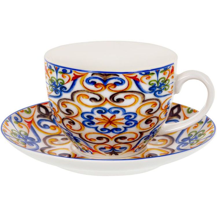 Чайный сервиз Lefard Сицилия, 2 предмета, 220 мл, разноцветный (922-039) - фото 1
