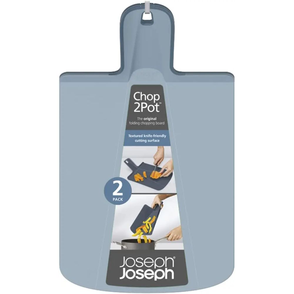 Набір обробних дощок Joseph Joseph Chop2Pot Small Blue, 2 шт. (981003) - фото 3