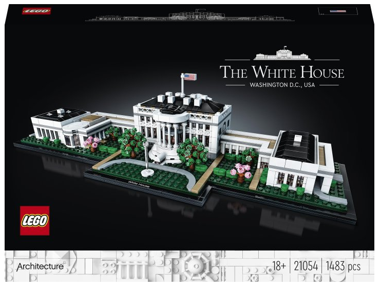 Конструктор LEGO Architecture Білий дім, 1483 деталі (21054) - фото 2