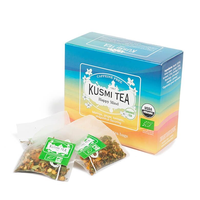 Чай травяной Kusmi Tea Happy Mind органический 40 г (20 шт. х 2 г) - фото 3