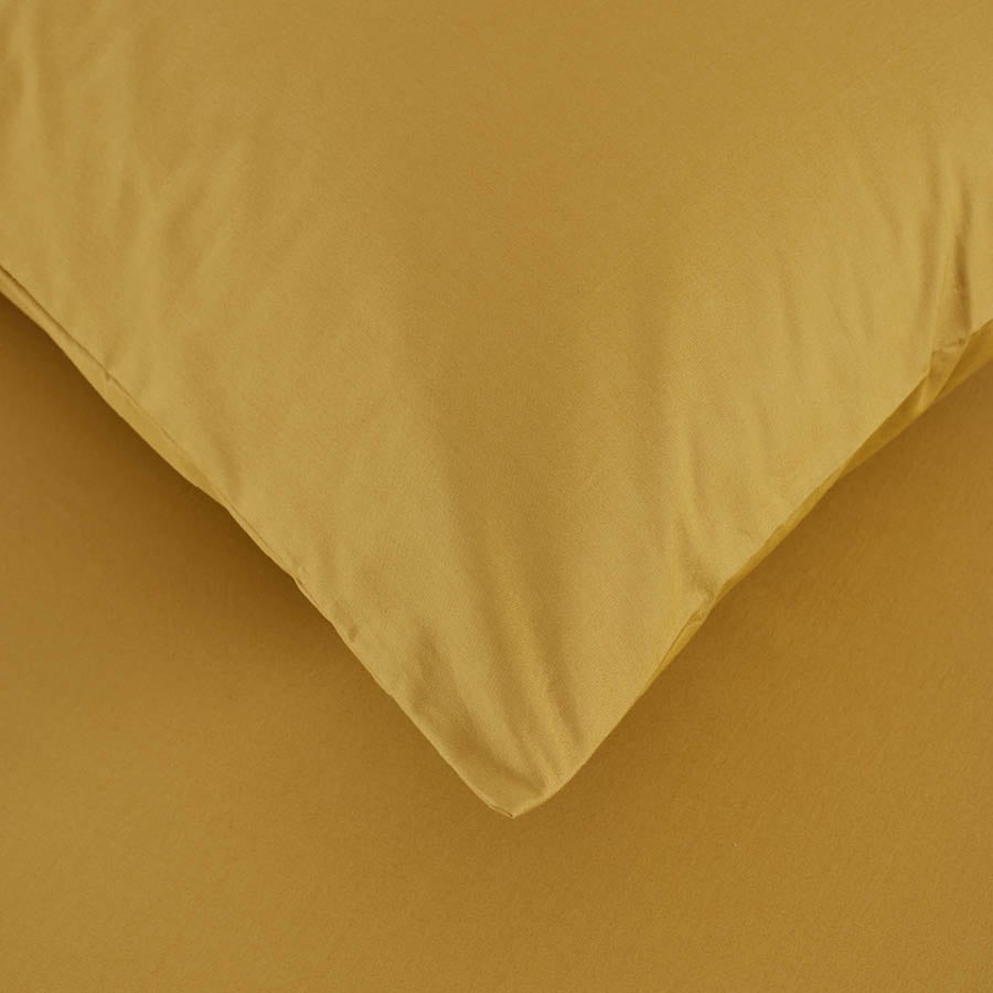 Простыня на резинке с наволочкой Penelope Laura moss green, 200х120+70х50 см, хлопок, желтый (svt-2000022278270) - фото 2