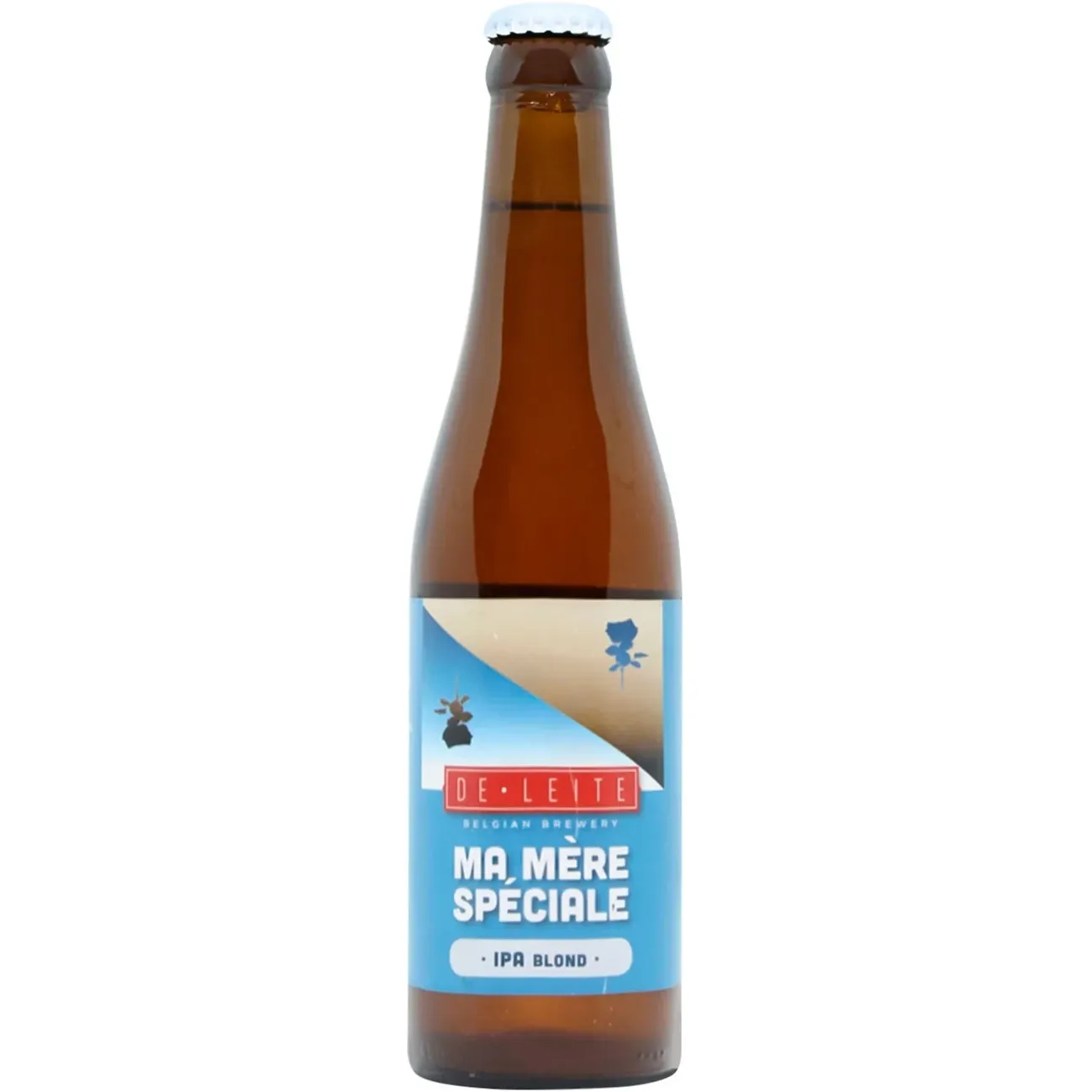 Пиво De Leite Ma Mere Speciale светлое нефильтрованное 6% 0.33 л - фото 1