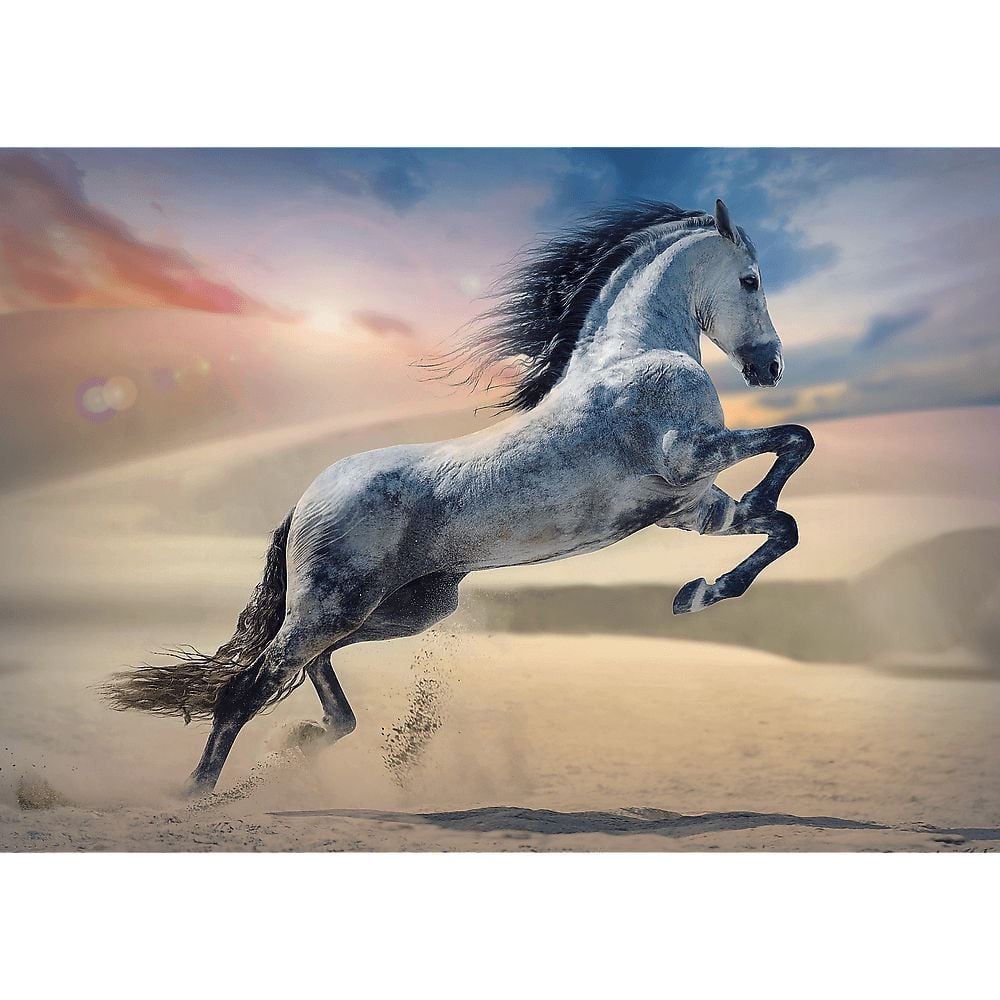 Пазлы Trefl Величественный конь 1000 элементов - фото 2