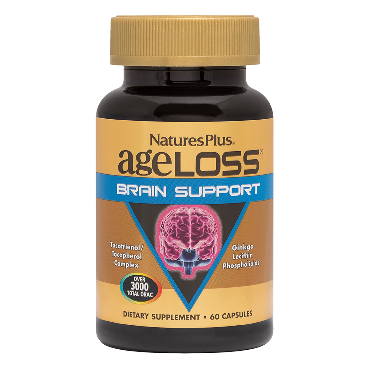 Комплекс для підтримки мозку Nature's Plus AgeLoss Brain Support 60 капсул - фото 1