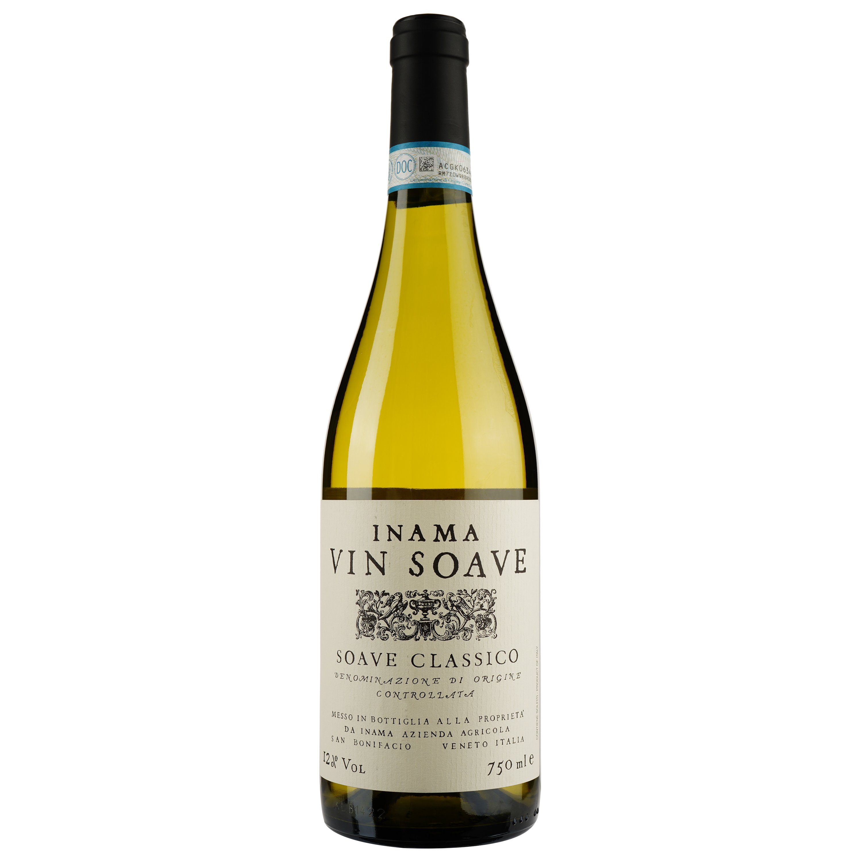 Вино Inama Soave Classico, белое, сухое, 12%, 0,75 л (446399) - фото 1