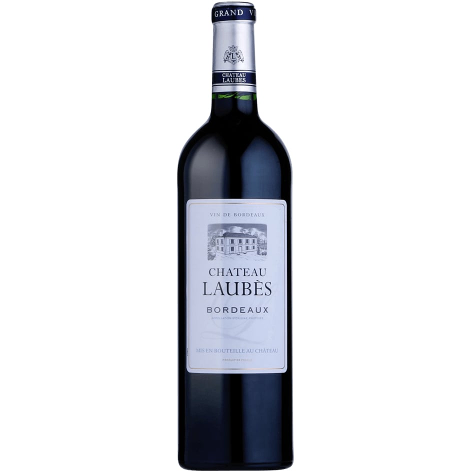 Вино Grands Chais de France Chateau Laubes, червоне, сухе, 13,5%, 0,75 л - фото 1