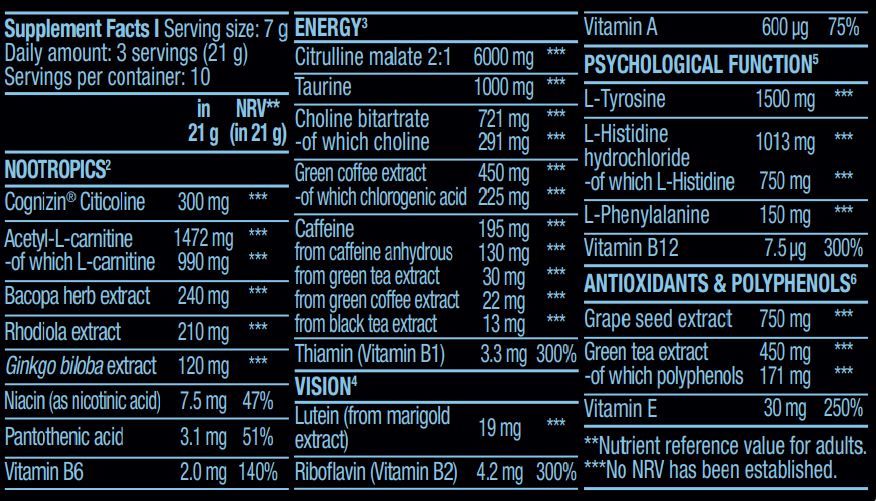 Ноотроп BiotechUSA Mission Ice tea-lemon 210 г - фото 2