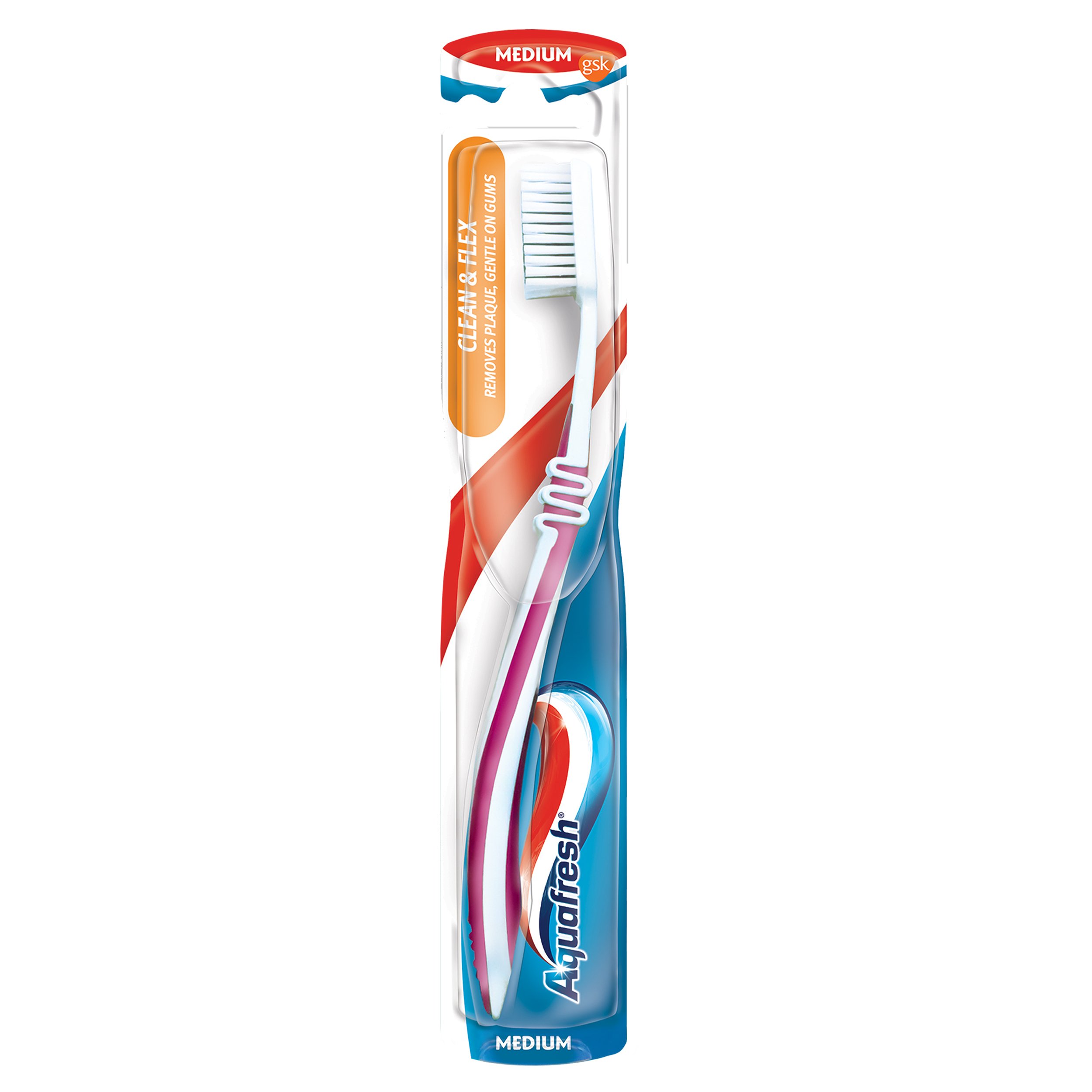 Зубная щетка Aquafresh Clean&Flex, средняя - фото 1