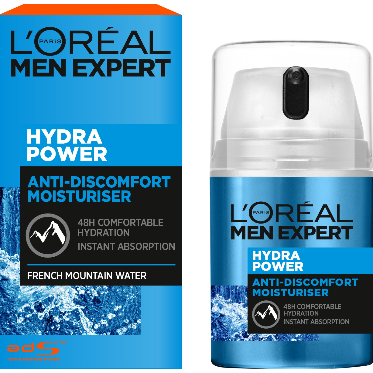 Зволожуючий засіб L'oreal Paris Men Expert Hydra Power з освіжаючим ефектом для обличчя, 50 мл - фото 2