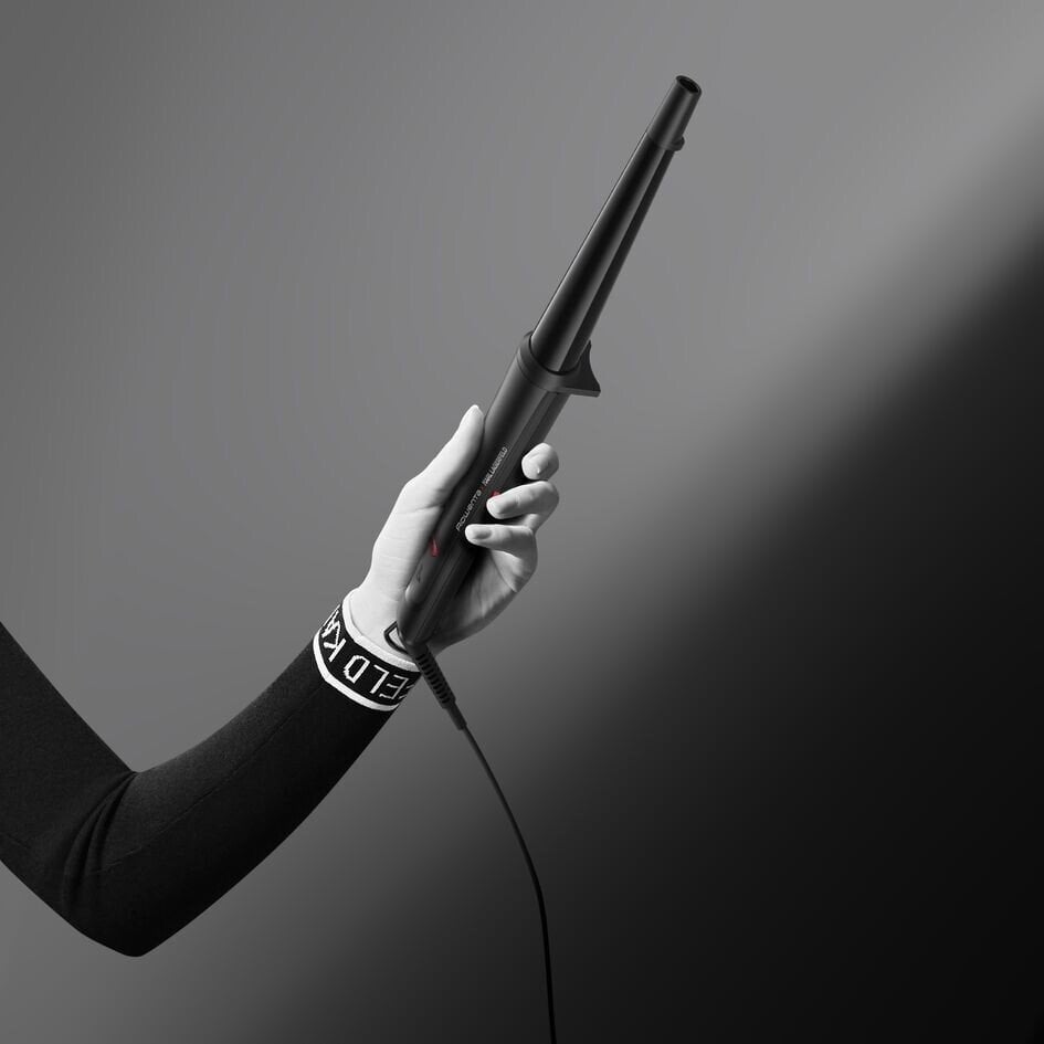 Плойка Rowenta x Karl Lagerfeld Conical Curler, чорна (CF324LF0) - фото 5