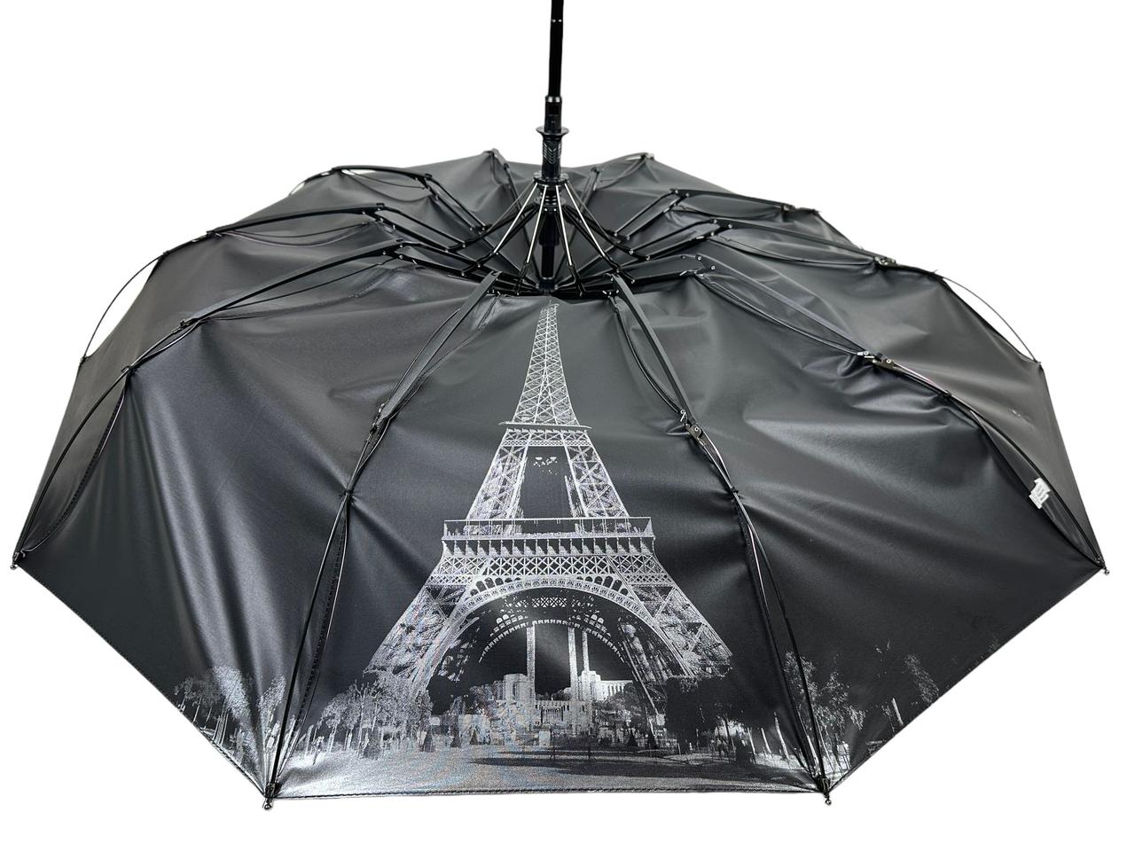 Жіноча складана парасолька напівавтомат Bellissima 102 см пудрова - фото 8