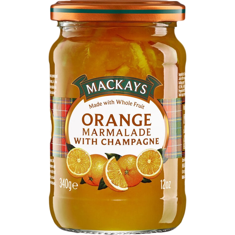 Конфитюр Mackays Сладкий апельсин с шампанским 340 г - фото 1