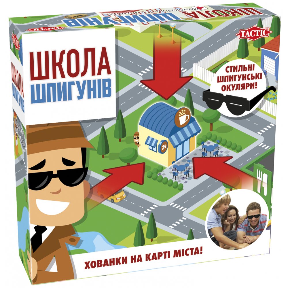 Настольная игра Tactic Школа шпионов, укр. язык (56263) - фото 1