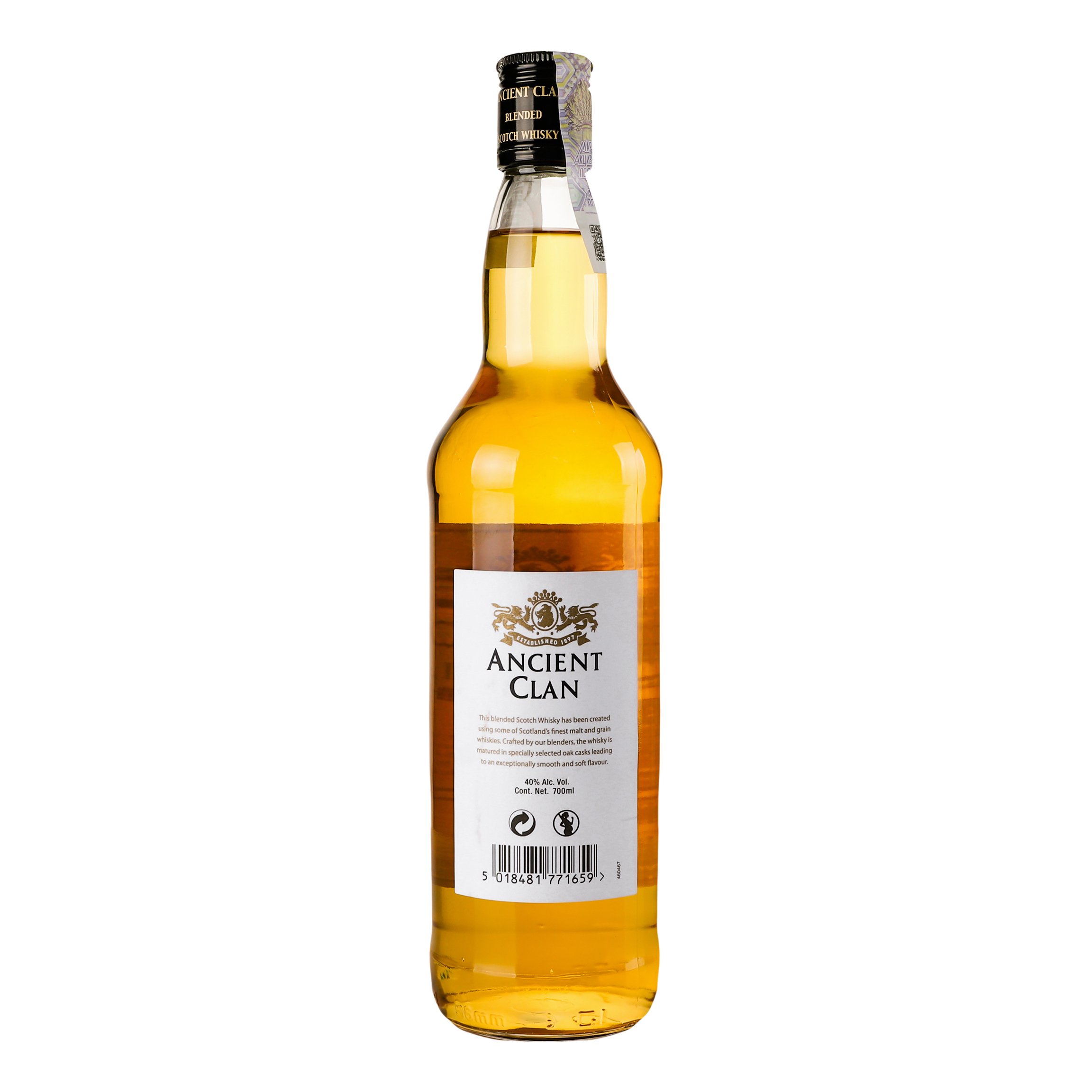 Віскі Tomatin Distillery Ancient Clan Blended Scotch Whisky 40% 0.7 л - фото 2