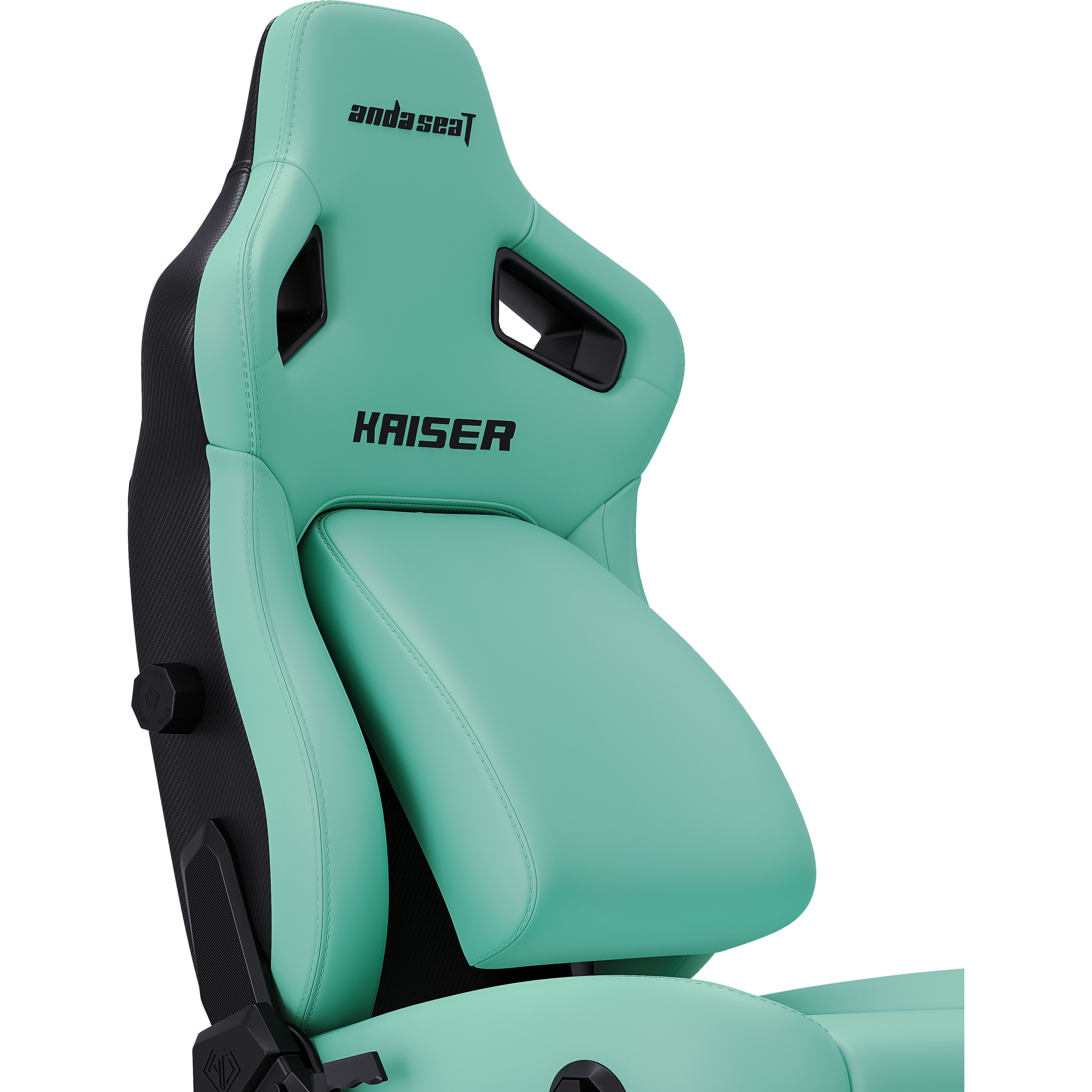 Крісло ігрове Anda Seat Kaiser 4 Size XL Green Premium PVC (AD12YDDC-XLL-20-E-PV/C) - фото 5