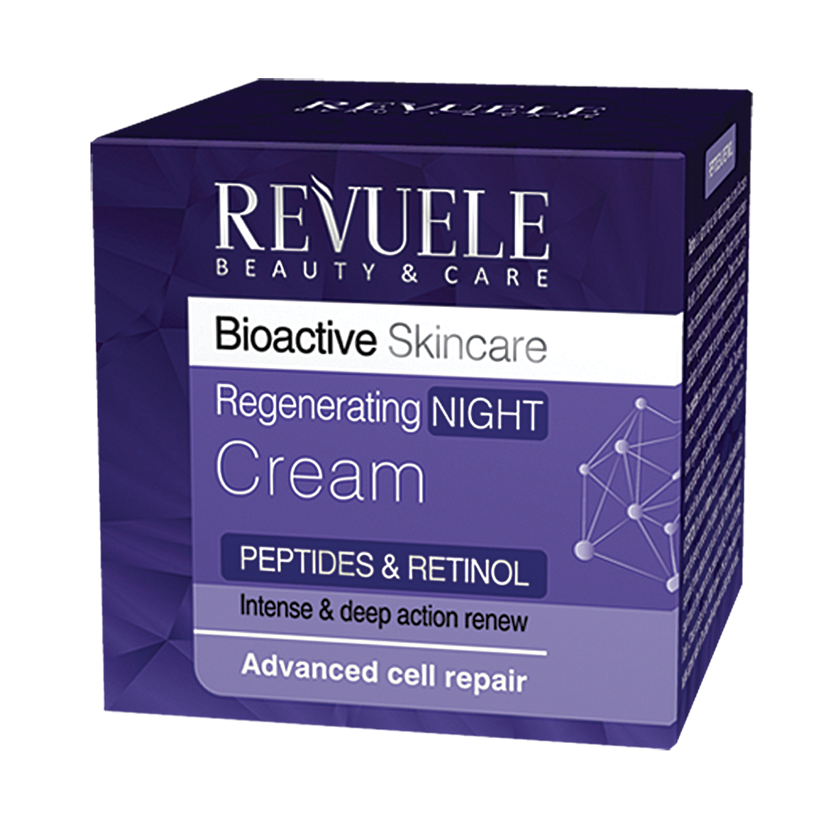 Ночной регенерирующий крем для лица Revuele Bioactive Peptides&Retinol Пептиды и Ретинол, 50 мл - фото 1