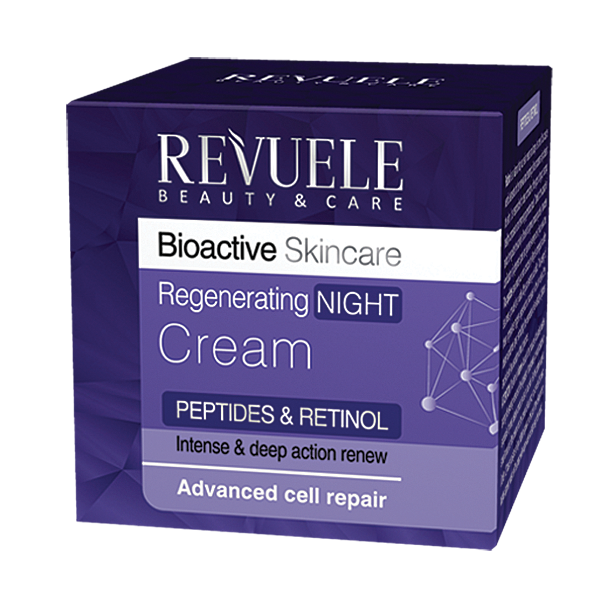 Ночной регенерирующий крем для лица Revuele Bioactive Peptides&Retinol Пептиды и Ретинол, 50 мл - фото 1