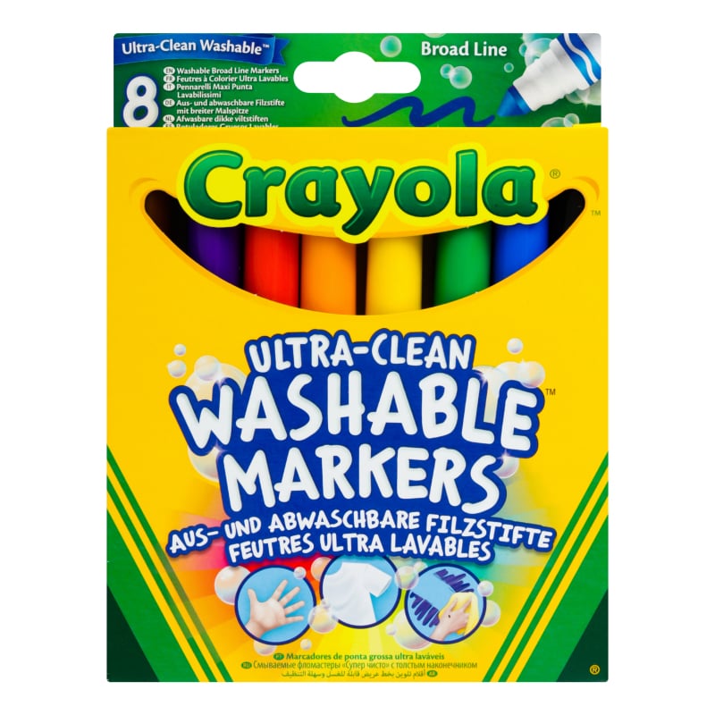 Фломастери Crayola, що змиваються, 8 шт. (58-8328G) - фото 1